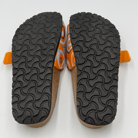 Birkenstock Kids Sandals with Orange and Blue Circles - Picture 8 of 12
